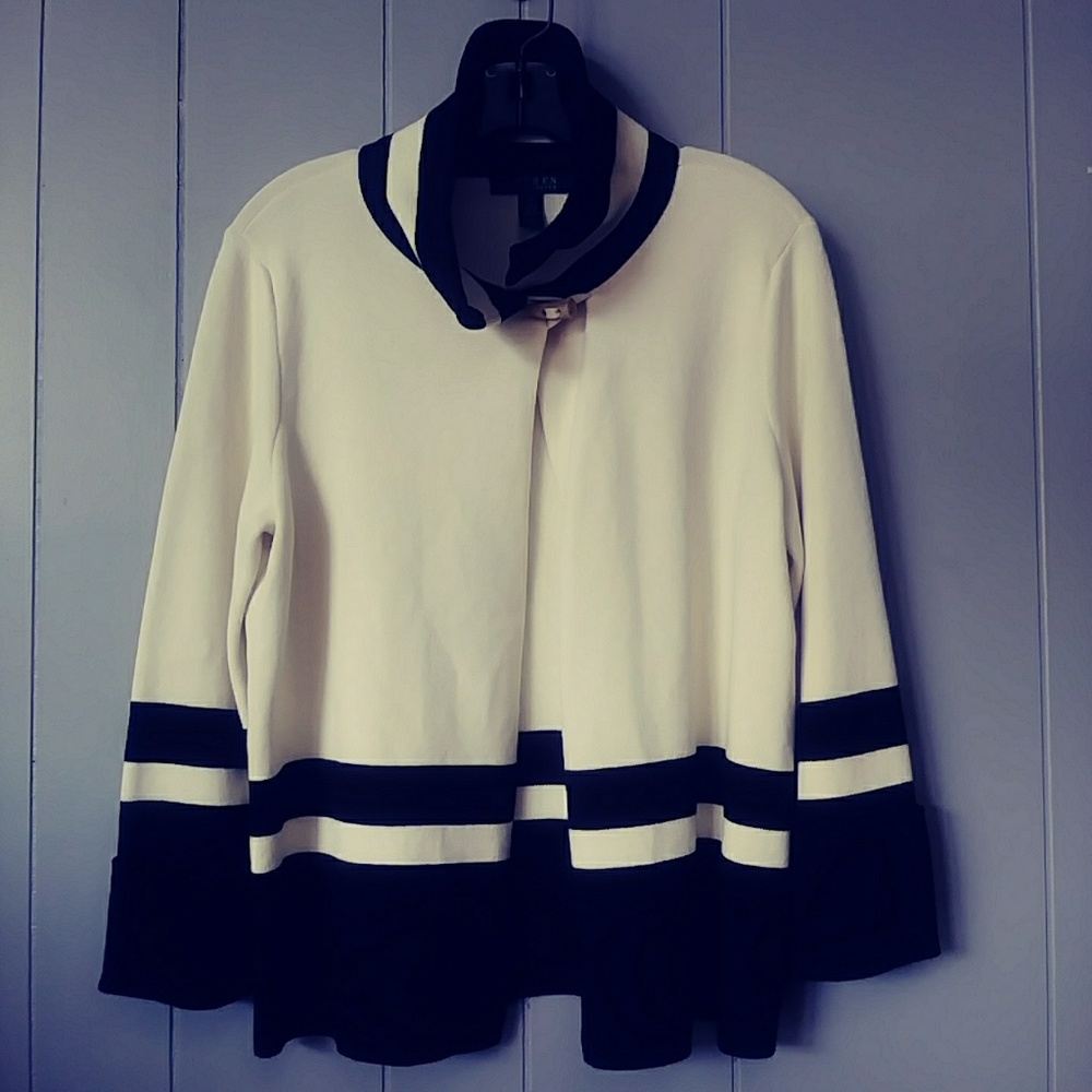 ~RALPH LAUREN~ SWEATER, CARDIGAN SZ.-SMALL